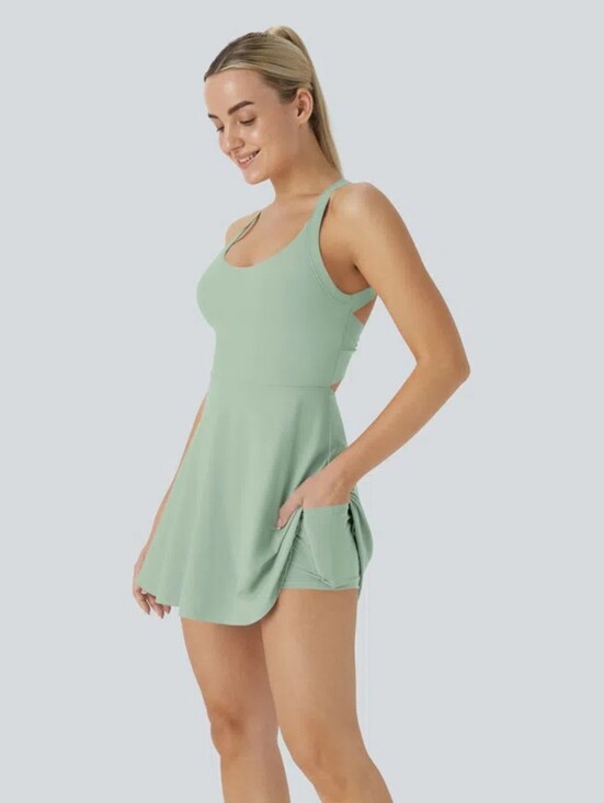 HALARA Dresses & Skirts - HALARA Light Mint Green Easy Peezy Mini Dress